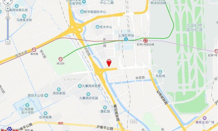 上海富力环球中心交通图