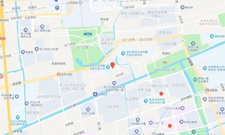 杭腾未来中心交通图