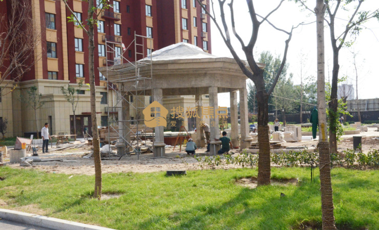 鸿泰·花漾城施工进度图