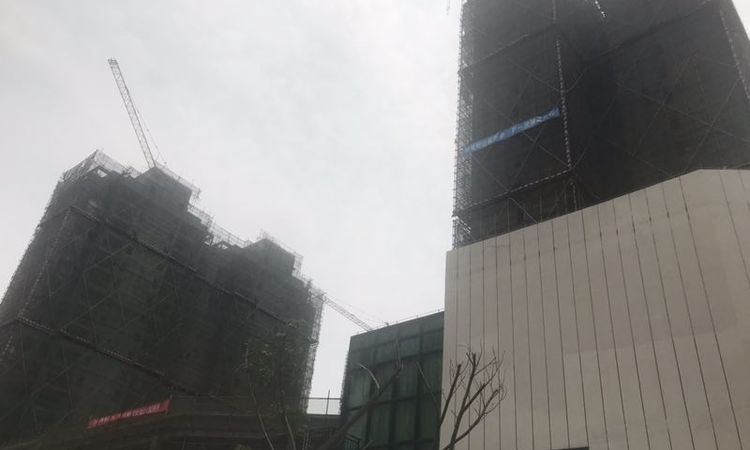 晨晖玺樾施工进度图