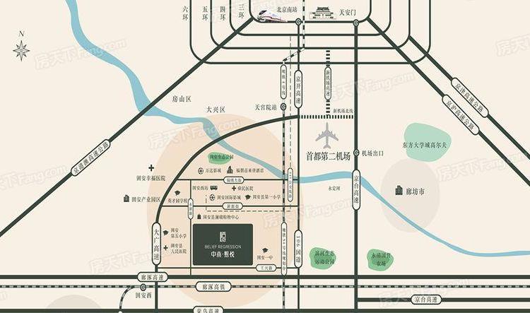 中南·熙悦交通图
