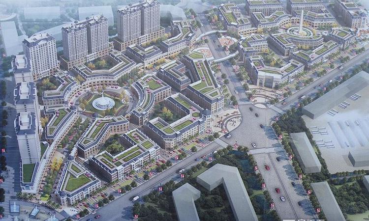 万贯法国风情街实景图