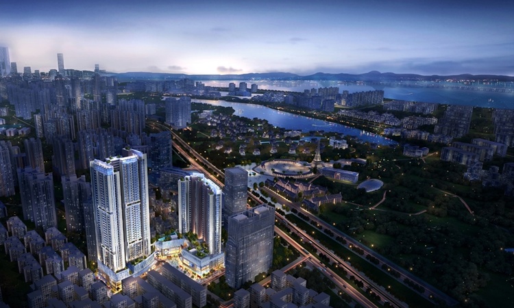 深业鹤塘岭花园效果图