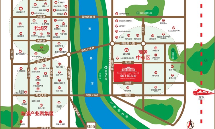 南召·国宾府交通图