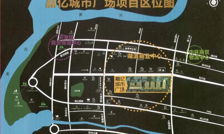 嘉亿城市广场交通图