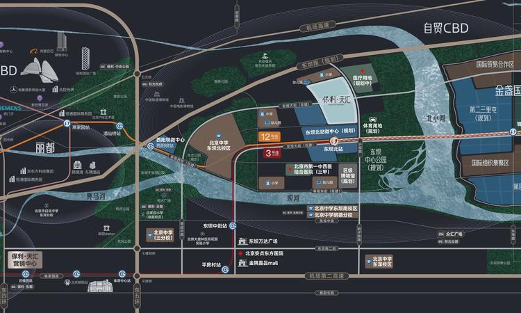 保利·天汇交通图