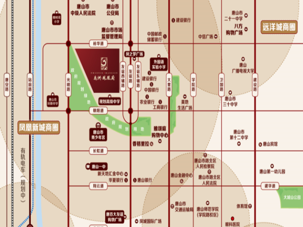 禹洲·凤凰府交通图