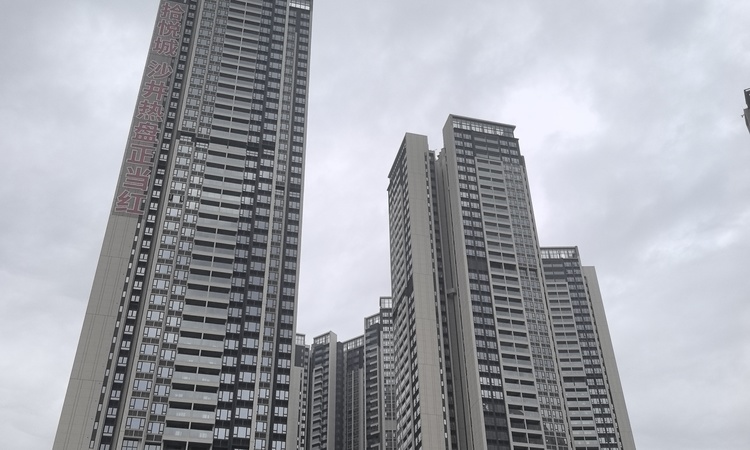 拾悦城楠园施工进度图