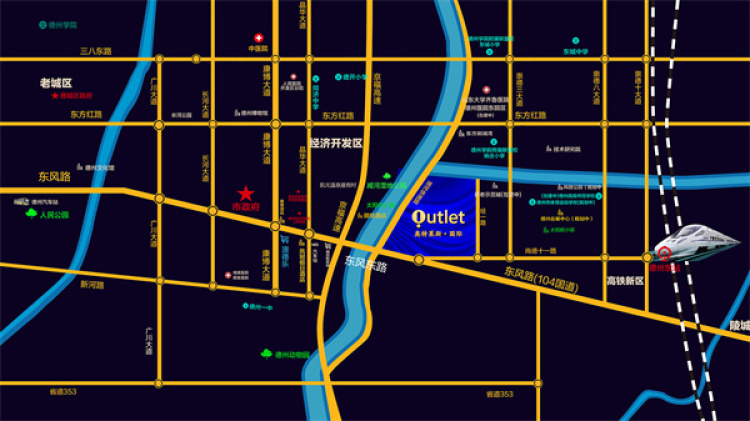 奥特莱斯·澜铂湾【商铺】交通图