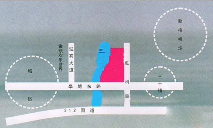 三元山庄交通图