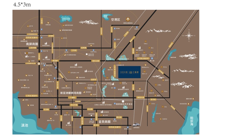 兴港上锦湾交通图