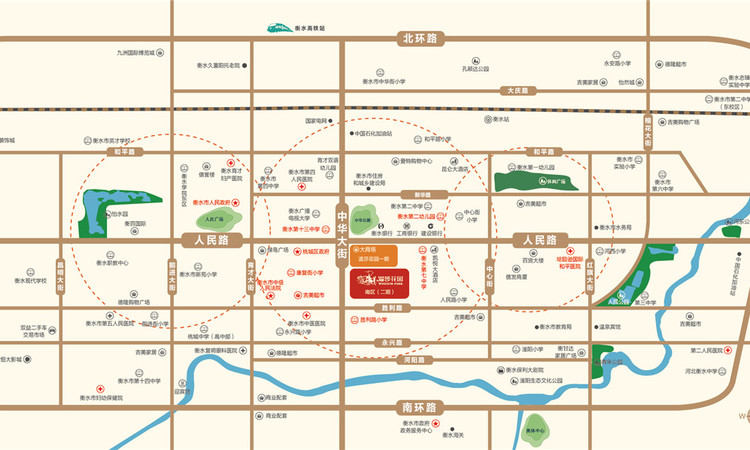 温莎花园交通图