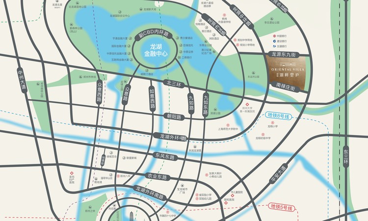 绿城湖畔雲庐交通图