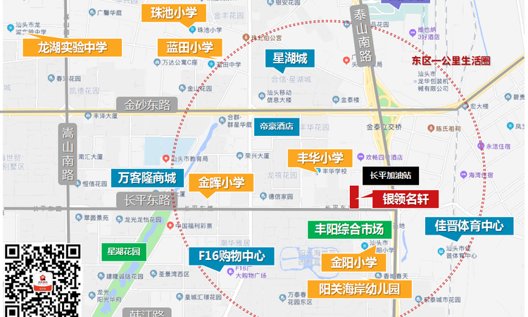 银领名轩周边配套图