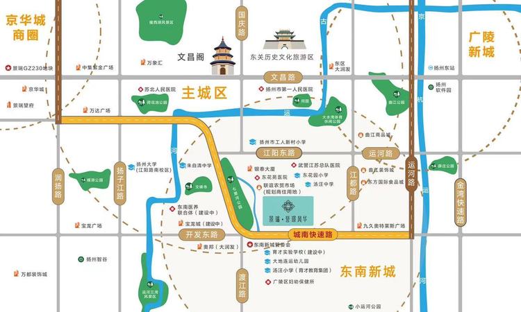 景瑞·誉璟风华交通图