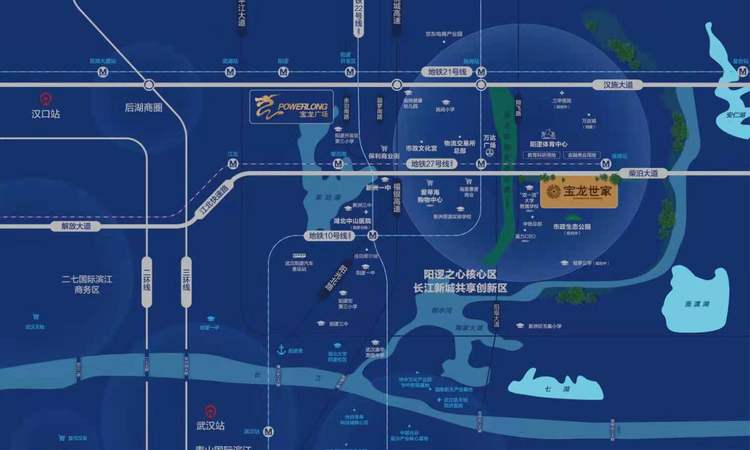 武汉宝龙世家交通图