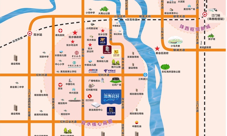 海涛名轩交通图