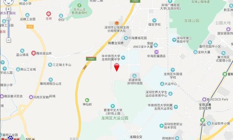 宝德云谷交通图