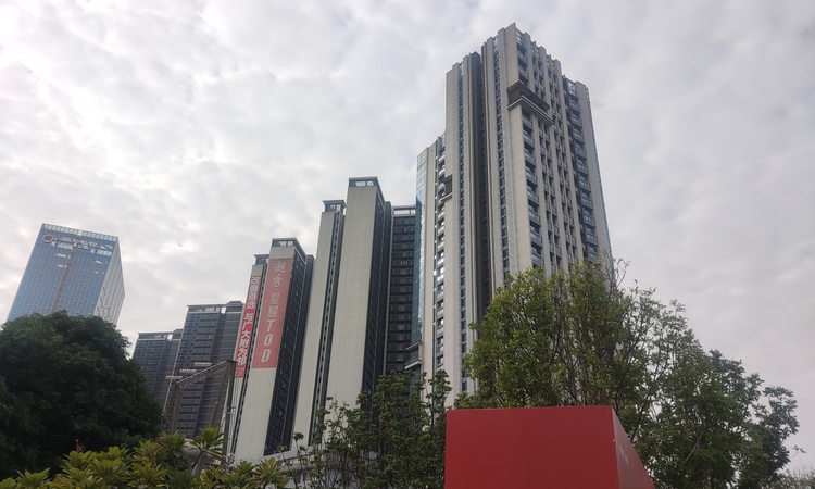 越秀·星耀TOD施工进度图
