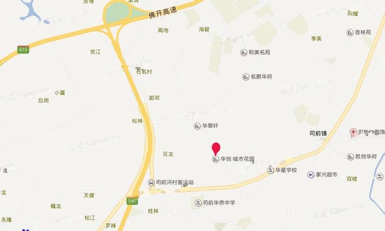 华悦·阳光里交通图