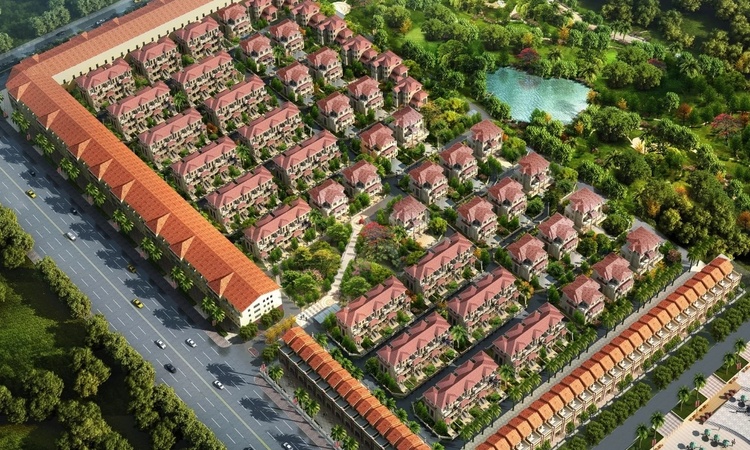 公园里别墅效果图