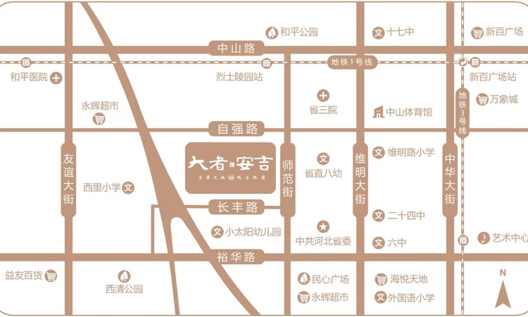 大者安吉府交通图