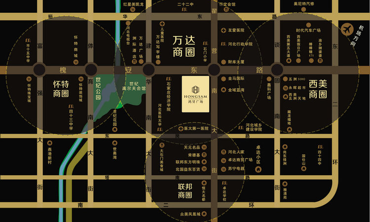 鸿昇广场交通图