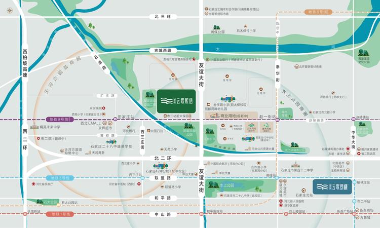 城发投·云歌熙语交通图