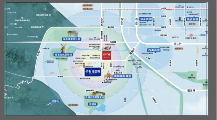 保利·四季锦上交通图