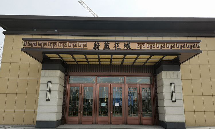 蔚蓝花城实景图