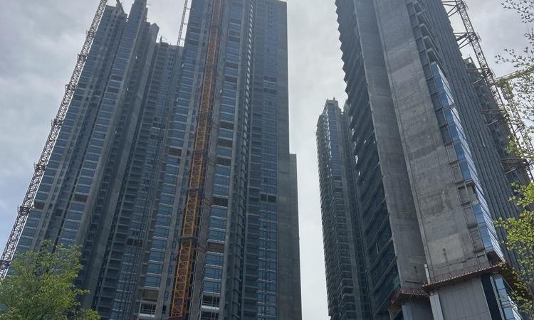 鸿荣源CITY X 观城施工进度图