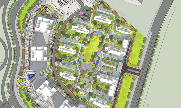 中国铁建中心楼层平面图