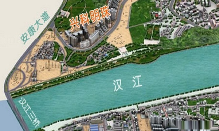 兴科·明珠花园交通图