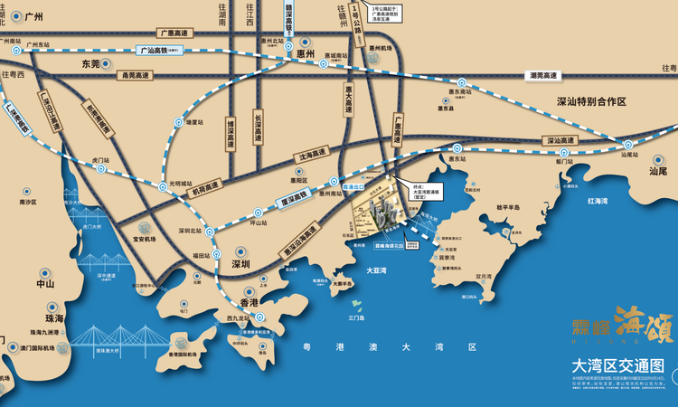 霖峰海颂花园交通图
