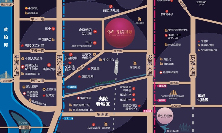 保利·香槟国际交通图