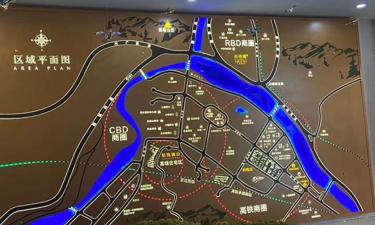 铂悦澜山交通图