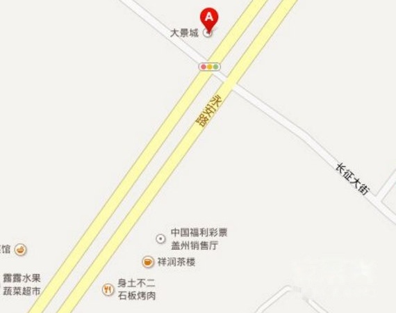 大景城交通图