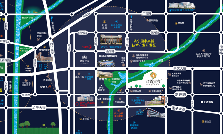 红星瑞马·香树湾交通图
