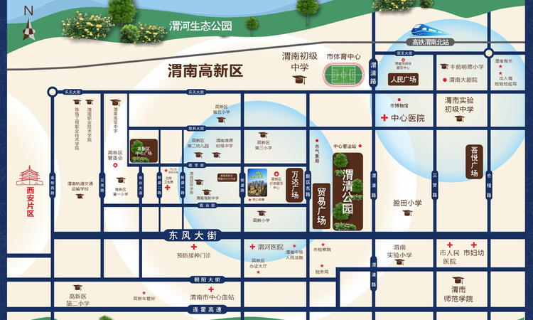 高新杰座交通图