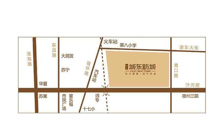 恒丰·城东新城交通图