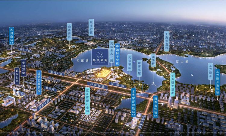 春风湖滨交通图