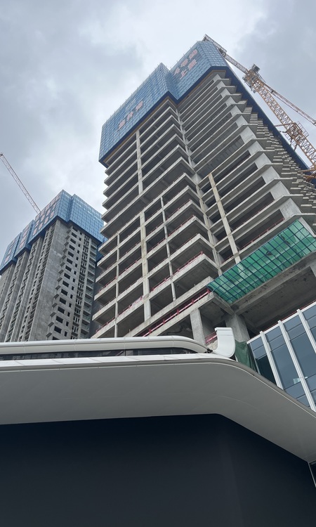 合正观澜汇·云轩施工进度图