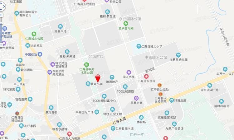 交投北城时代交通图