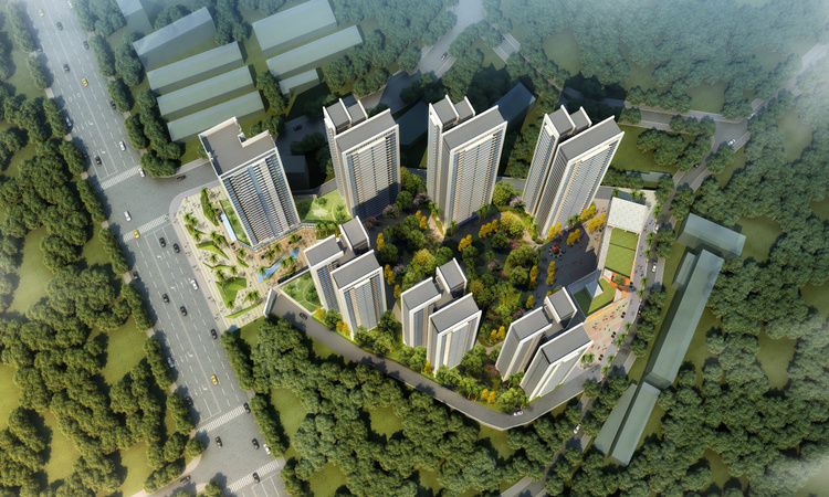 民大蓝海峰境效果图