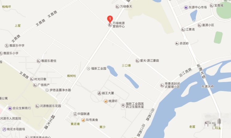 万绿桃源实景图