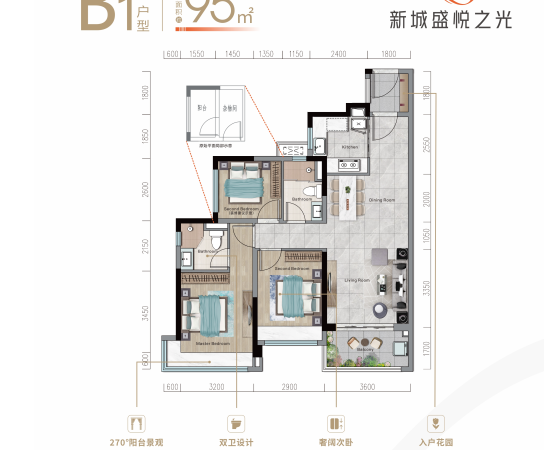 新城盛悦之光楼层平面图