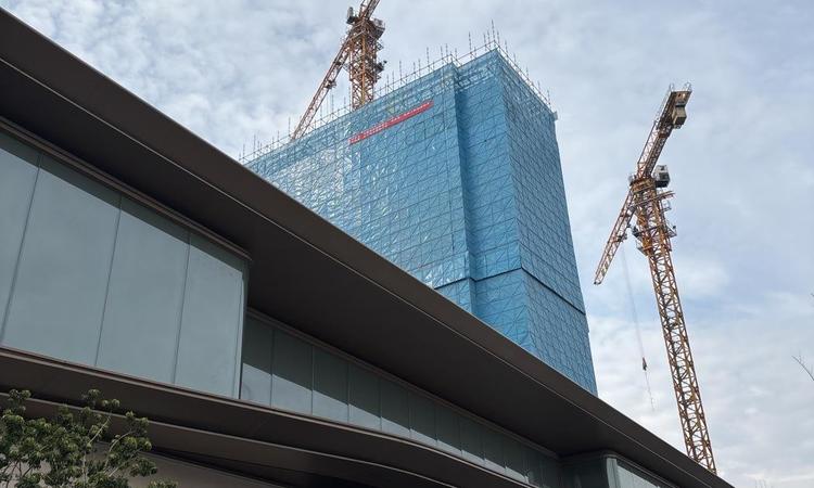 招商·林屿湖畔施工进度图