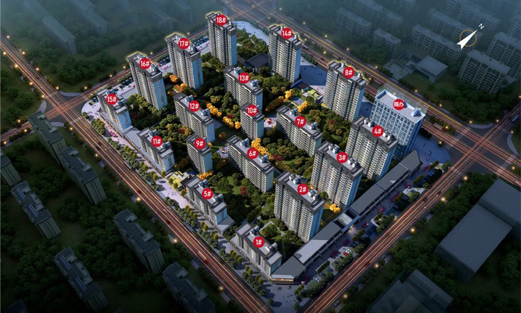 世茂璀璨倾城效果图