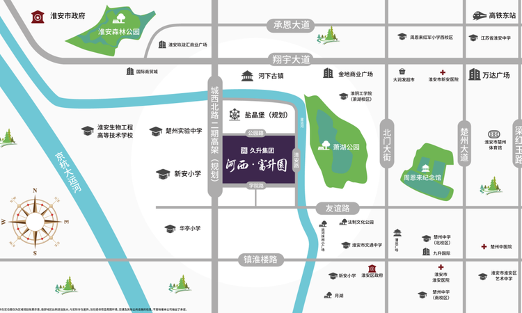 富升园交通图
