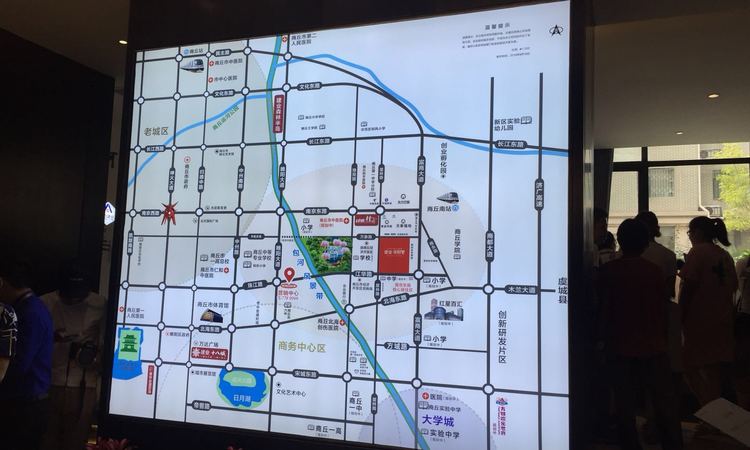 商丘名门城悦园交通图